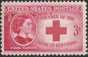 # 967 MINT NEVER HINGED CLARA BARTON