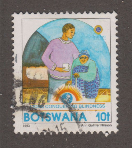 Botswana 544 Lions  International conquering Blindness 1993