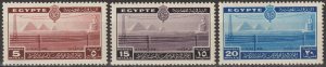 EDSROOM-17270 Egypt 228-230 MNH 1938 Complete Telecommunication Congress