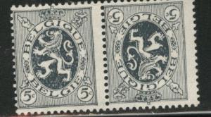 Belgium Scott 201a MH* 1929-1932 tete-beche paie