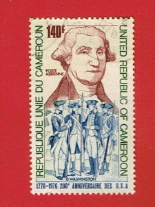 CAMEROUN SCOTT#C228 1975 140f AMERICAN BICENTENIAL - USED