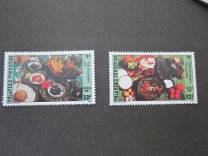 French Polynesia 1987 Sc 458-9 set MNH