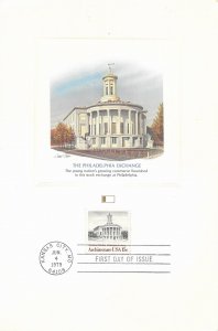 1979 FDC, #1783, 15c American Architecture, Fleetwood Proof Card