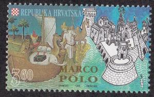 Croatia # 274, Marco Polo's Return from China, NH, 1/2 Cat.