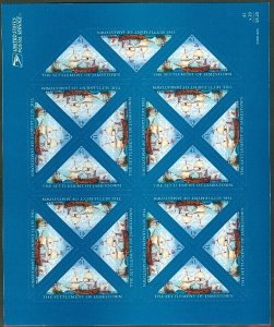 US #4136 41¢ Jamestown, sheet of 20, self adhesive