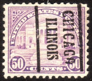 1922, US 50c, Arlington Amphitheatre, Used, Sc 570