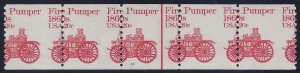 1908 - 20c Nice Misperf Error / EFO PNC5 #13 Fire Pumper Mint NH