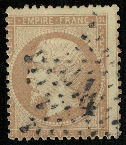 France, 1862-1871 Emperor Napoléon III, Perforated, MC #20 (4314-Т)