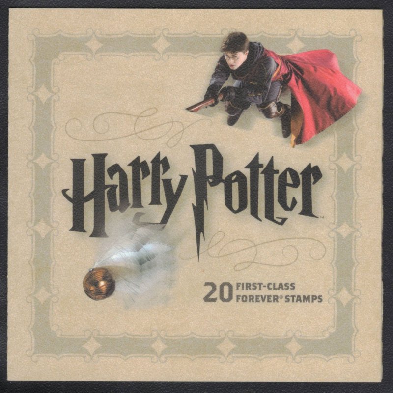UNITED STATES 2013 Harry Potter Complete Booklet; Scott BK307; MNH