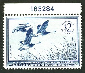 U.S. #RW22 MINT PL# SINGLE OG NH