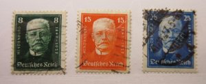 GERMANY, Scott: B19, B20, B21, USED, Lot31, Cat $24.75