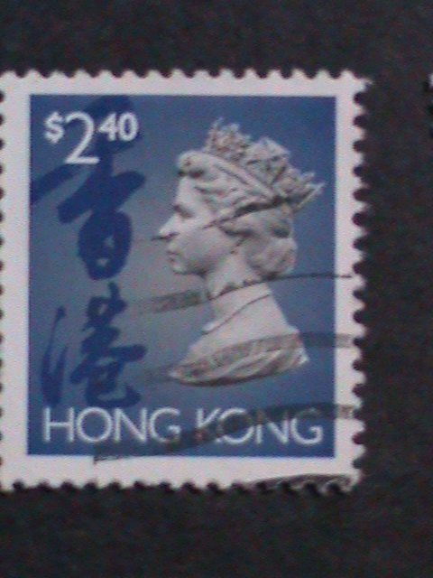 ​HONG KONG-1992-7- SC# 630//618 QUEEN ELIZABETH II USED SET VERY FINE