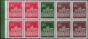 Germany 1966,Sc.#9N251a MNH booklet pane, Mi.#HB13