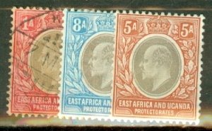 IZ: East Africa and Uganda 17-8,20 used; 19,21-4 mint CV $76; scan shows a few