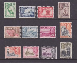 Gold coast 1948 Sc 130-141 KGVI set MH