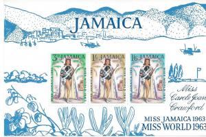 Jamaica #207a Miss Jamaica-Miss World S/S   (MNH) CV $2.75