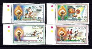 Aitutaki 460-63 NH 1992 Olympics 