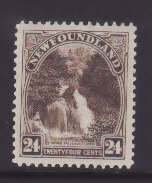 Newfoundland-Sc#144- id20-unused NH 24c Topsail Falls-1923-4-S/H fee reflects th