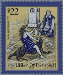 Austria 2000 MNH Stamps Scott 1810 Fairy Tales and Legends Witch