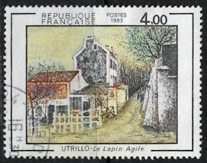 France ~ Scott # 1869 ~ Used ~ Le Lapin Agile by Utrillo