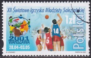 Poland 2001 Sc 3577 Silesian Youth World Championships Stamp CTO