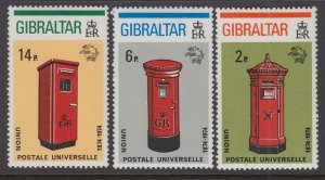 Gibraltar 307-309 MNH VF