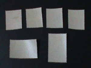 ​CEYLON-1950-SC#307-12 SIX VERY OLD RARE STAMPS  MLH VF-74 YEARS OLD LAST ONE
