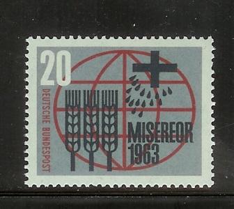 Germany 856 Set MNH Globe, Cross, Seeds Stalks of Wheat (B)