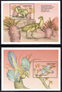 Lesotho - 1992 Prehistoric Animals Set & MS MNH** SG 1099-1107