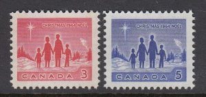 Canada 434-5p Christmas mnh