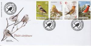 Romania COVER 2015 Birds finch chaffinch FIRST DAY POSTAL HISTORY NATURE