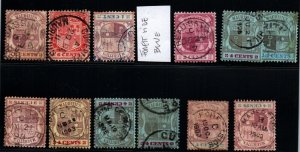 Mauritius Victoria Used stamps selected SOTN postmarks cancel very interesting