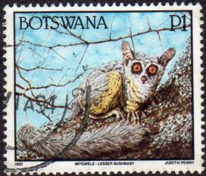 Botswana 532 - Used -1p Lesser Bushbaby (1992) (cv $2.75)