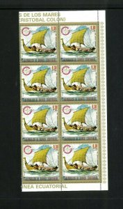 Eq. Guinea Ancient Sailing Ships (7 values) 48 Sets @25.00 Total