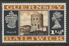 Guernsey  SG 15  SC# 10  Mint Light hinge trace  1969 Definitive  see details