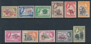 Gold Coast/Ghana 1957 SG 170-181 Full set 12 Multi Script CA Wmk MNH