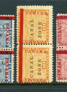 Canal Zone Scott 13 'PAMANA' Reading Down Variety Mint Stamp (Stock CZ13-62)