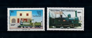 [100656] Turkish Cyprus 1986 Railway - Trains - Locomotives  MNH