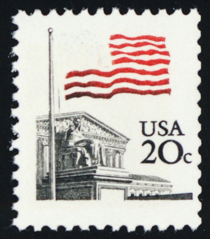 1894c, Mint NH 20¢ Blue Color Omitted - MAJOR ERROR