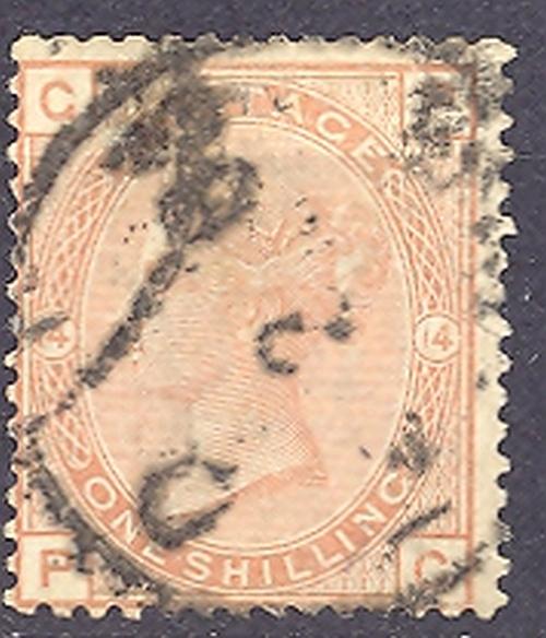 Great Britain #87 Used  F-VF Plate 14