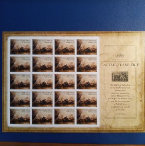 US# 4805 - Battle of Lake Erie, sheet of 20, Unused.