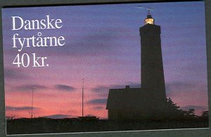 DENMARK HS84 (1055-6) Lighthouses Booklet, VF
