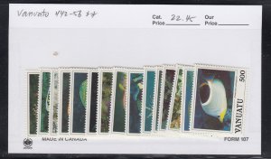 Vanuatu 442-56 Fish mnh