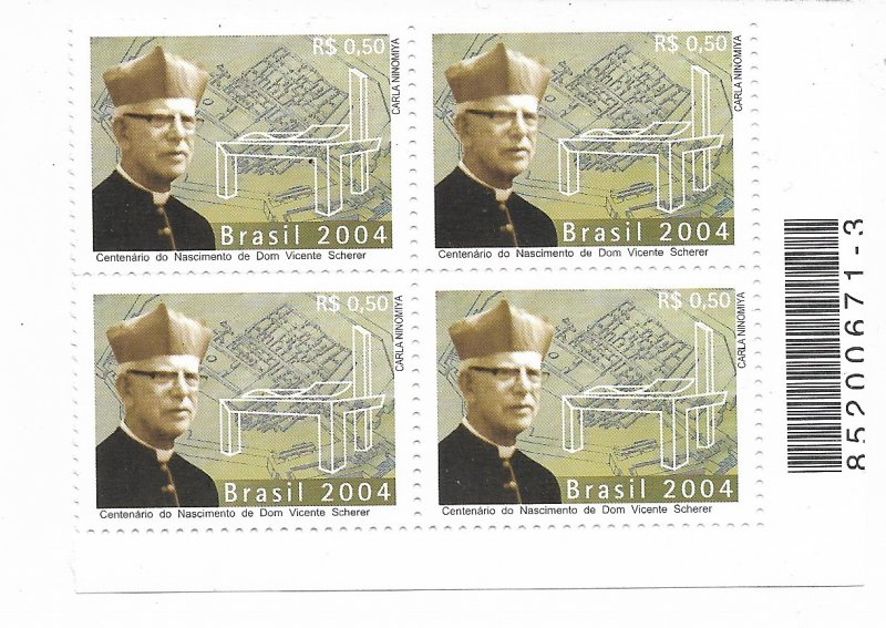 BRAZIL BRASIL 2004 THE 100TH ANNIVERSARY OF BIRTH OF DOM VICENTE SCHERER Mi 3352