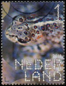 Netherlands 1558b - Used - (83c) Natterjack Toad (2018) (cv $2.15)