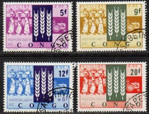 Congo Democratic Republic Sc #B48-B51 Used