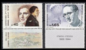 1988 Israel 1103-1104 Haviva Reik / Enzo Hayyim Sereni 5,00 €