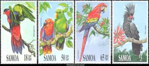 Samoa Scott 786-789 Mint never hinged.