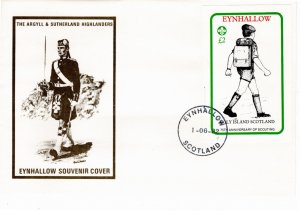 Eynhallow local 1982 2 pound sheet FDC 1