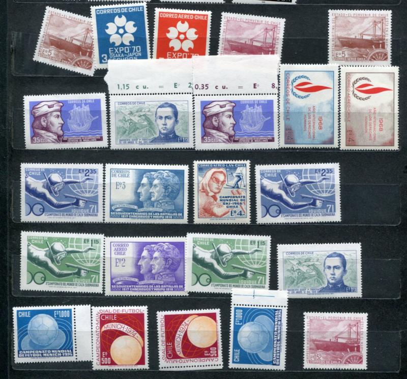 Chile Accumulation MNH c2292hs